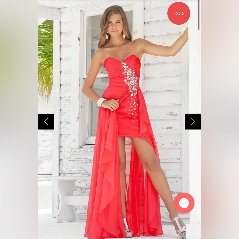 Blush Prom dress Size 8
